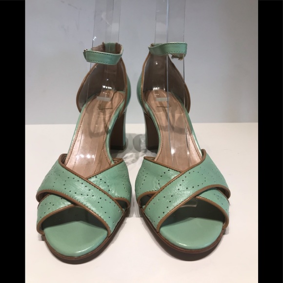 Rinaldi mint mid chunky heel sandal made in Italy - Picture 1 of 5